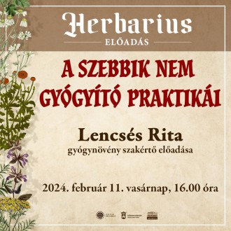 A szebbik nem gyógyító praktikái – vasárnap Lencsés Rita tart előadást a Fekete Sas Patikamúzeumban